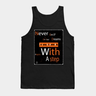 Never Give Up Tank Top